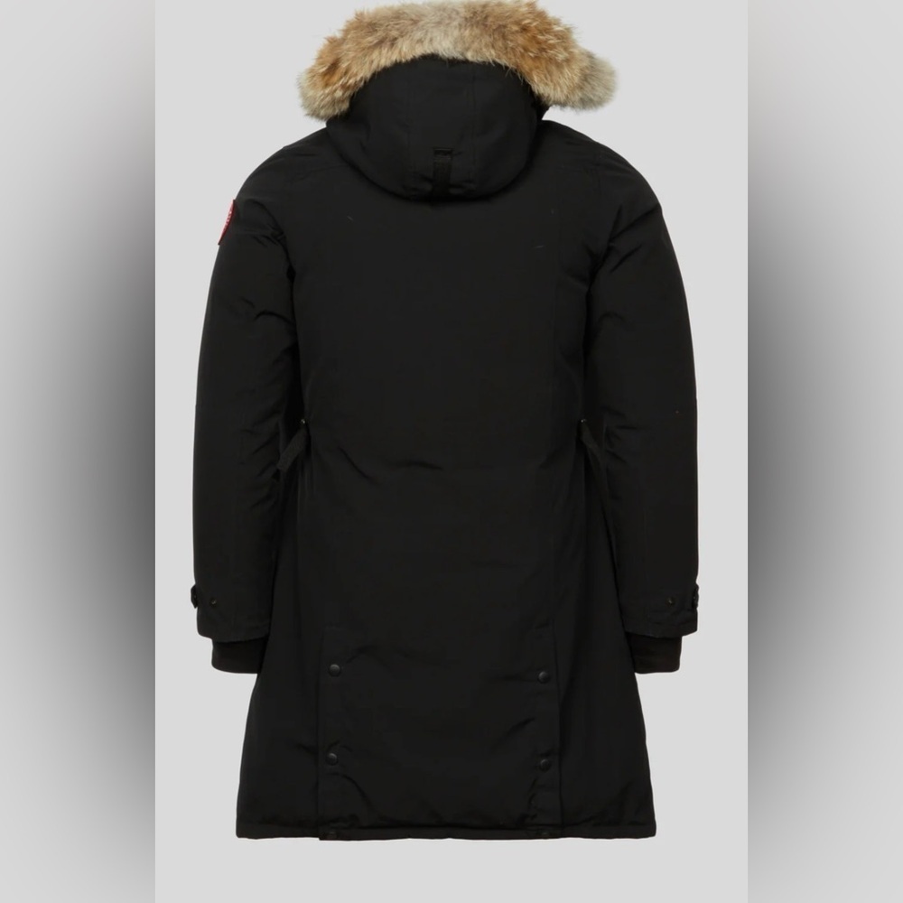 Canada Goose Kensington Parka Black Jacket with Logo Patch - Picture 2 of 15